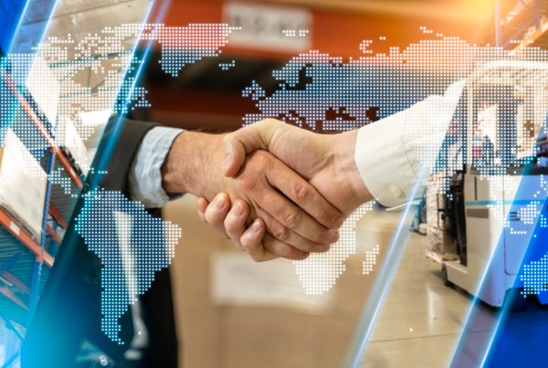 Businessman handshake for teamwork of business merger and acquisition,successful negotiate,hand shake,two businessman shake hand with partner to celebration partnership and business deal concept