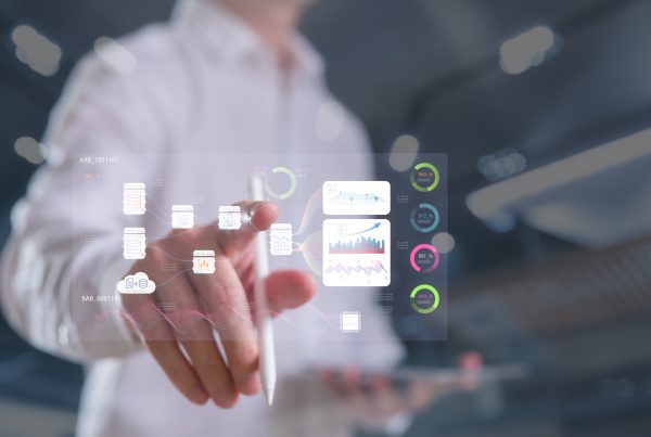 devops development operation system concept businessman working with virtual diagram of technology data analysis ai technology